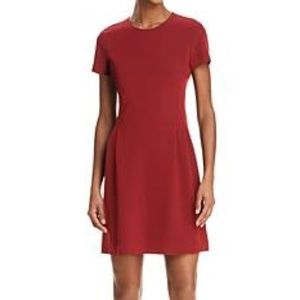 Theory Corset Tee Dress - Red